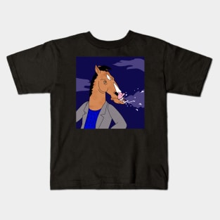 horse sneezing Kids T-Shirt